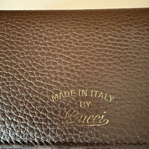 Gucci Vintage Brown Leather Bi-Fold Wallet – Excellent Condition! ✨👜 - Picture 3 of 10